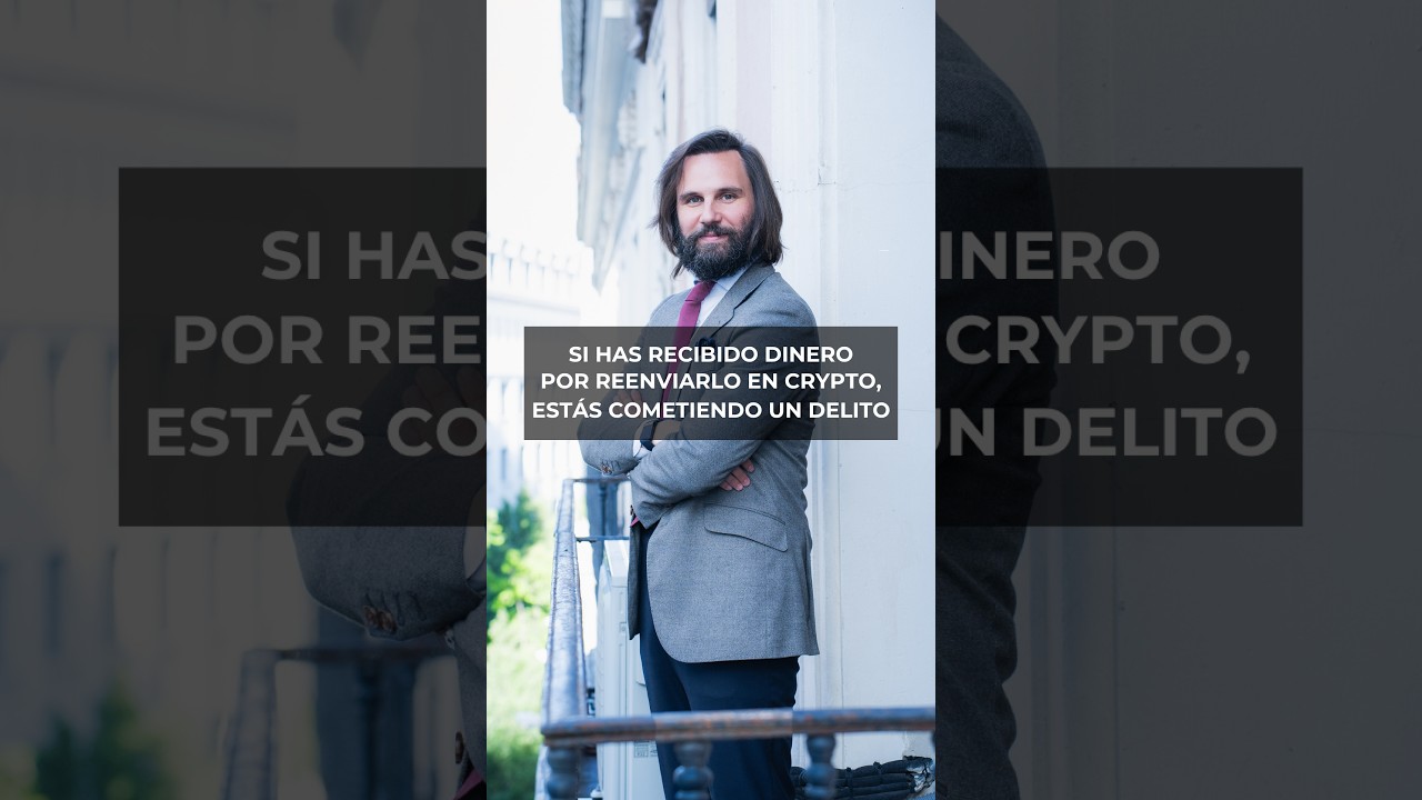 ¡Cuidado con esta estafa! Si recibes dinero por reenviarlo en crypto, estás cometiendo un delito